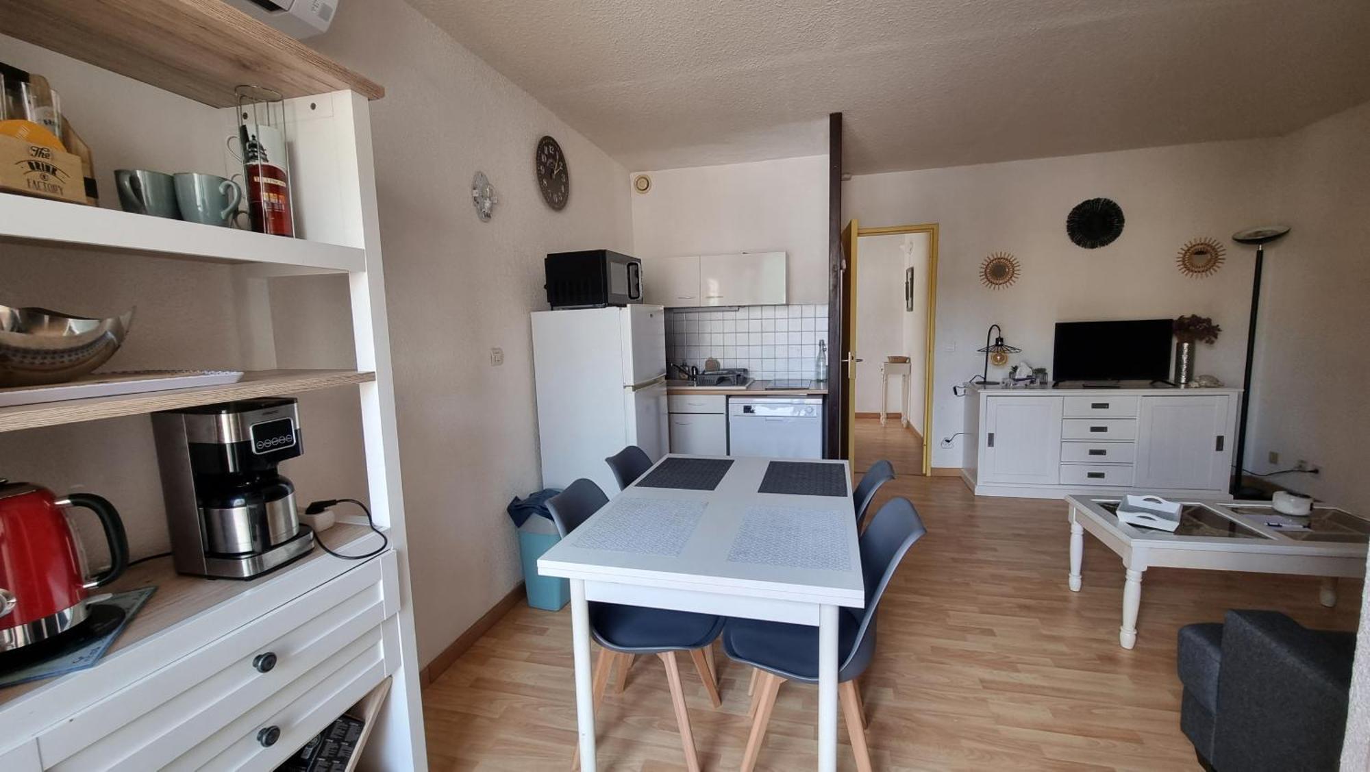 Appartement-Gruissan-Port-T2-2chambres-5pers-climatisé-Parking-ValFred Extérieur photo