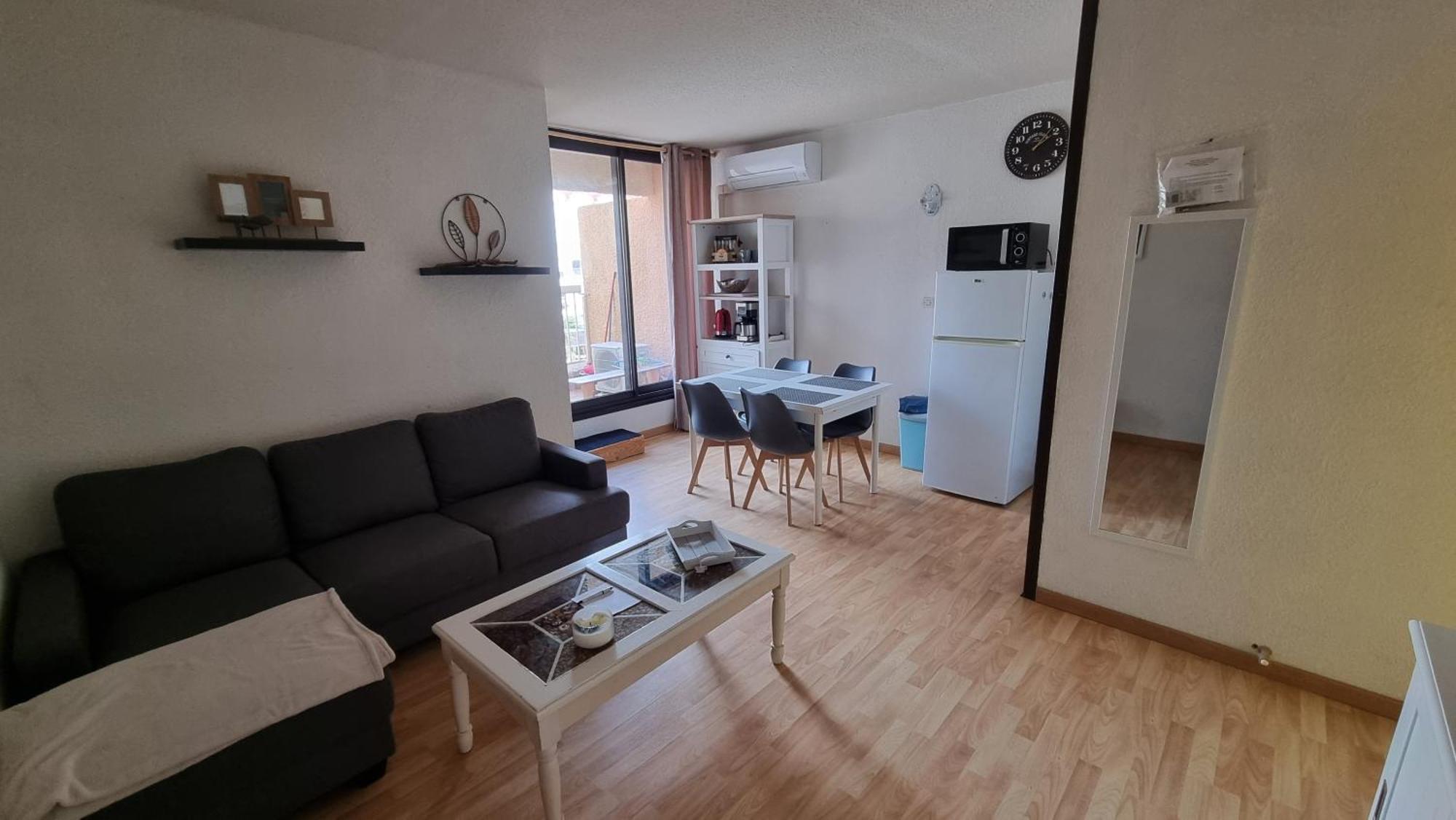 Appartement-Gruissan-Port-T2-2chambres-5pers-climatisé-Parking-ValFred Extérieur photo
